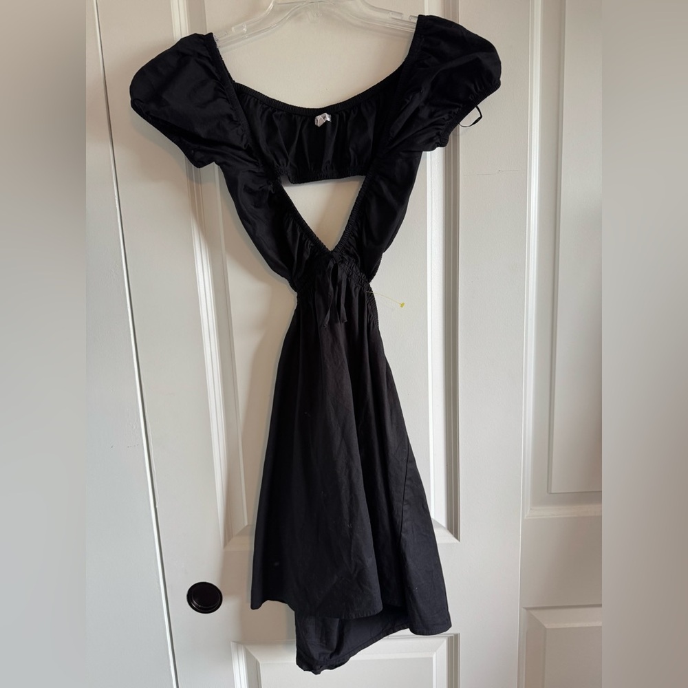 Garage Black Backless Dress